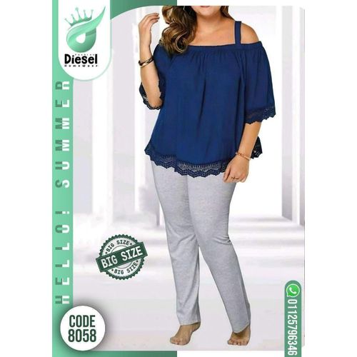 product_image_name-Generic-بيجامه صيفي حريمي بيج سايز صيف 2023-1