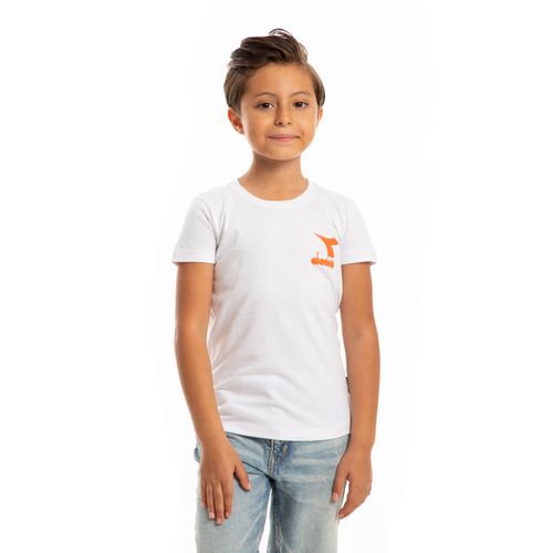 Buy Diadora Boys Printed T-Shirt - White in Egypt