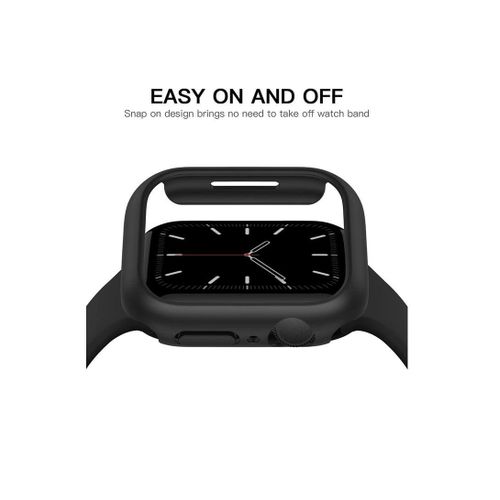 product_image_name-Generic-Scratch-resistant and shockproof PC plastic frame case for Apple Watch Series 8 (45mm) (Black)-2