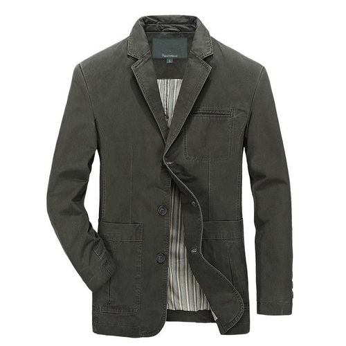 Fashion B Jacket Men Cotton Washed Suit Coats Casual Slim Fit Luxury Business Jaqueta Masculina Outwear er Jackets Best Price Online Jumia Egypt