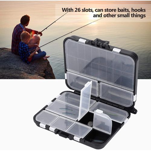 Generic Fishing Lure Boxes 26 Grid Fishing Baits Box @ Best Price