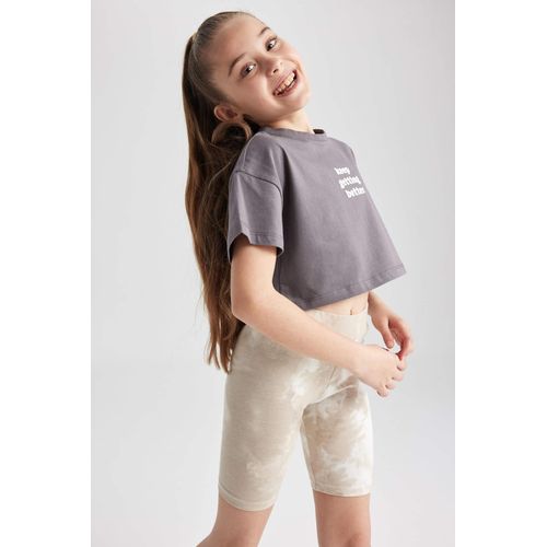 product_image_name-Defacto-Girl Crop Short Sleeve T-Shirt-3