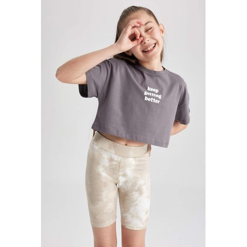 product_image_name-Defacto-Girl Crop Short Sleeve T-Shirt-4