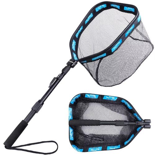 General Motor Floating Rubber Coated Fishing Landing Net for Easy Catch @  Best Price Online