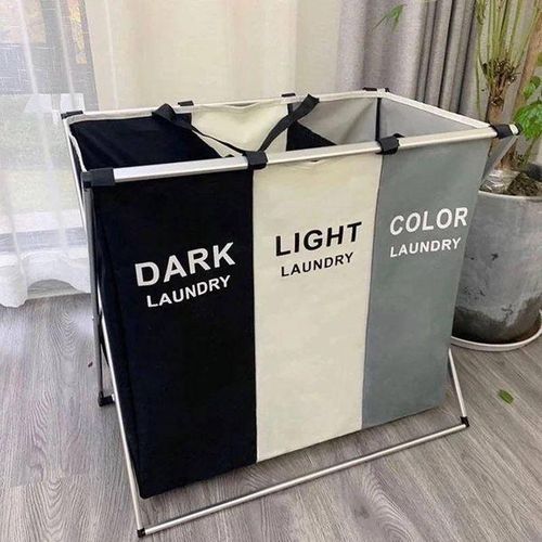 Generic Laundry Basket - 3 Slots - image 2