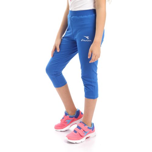 Buy Diadora Girls Cotton Pantacourt- Blue in Egypt