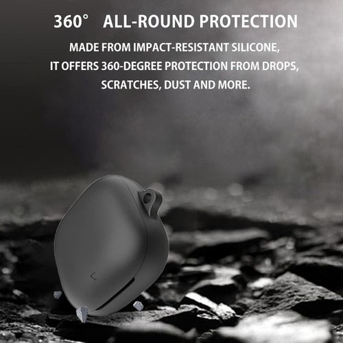 product_image_name-Generic-Protective Case Compatible with Soundcore Liberty 5 by Anker Silicone Case for Soundcore Liberty 5 by Anker Portable Scratch Case with Carabiner (Red)-3