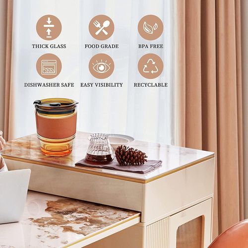 product_image_name-Generic-كوب قهوة من ميكسونيك بمقبض جلدي مع ماصة وكوب ومقبض زجاجة زجاجية شفاطة شرب للبالغين غطاء وشفاطة متعدد الألوان 2-3