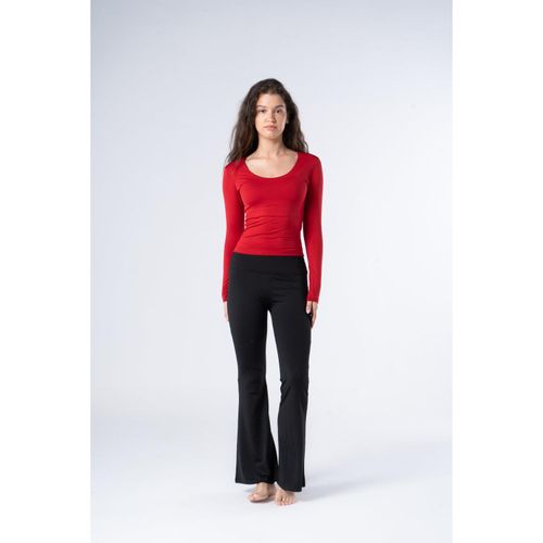 OUTDATED Wide Neck Long Sleeve - Red - image 2