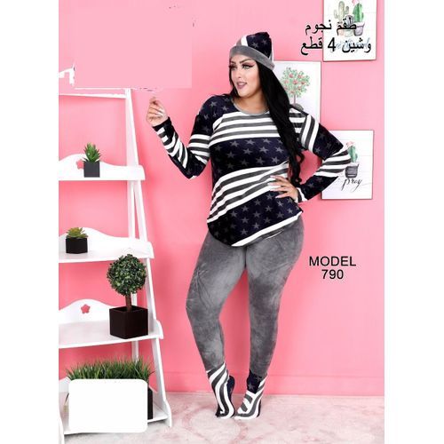Shop Generic Winter Velour Home Wear 4 Pcs Free Size Jumia Egypt