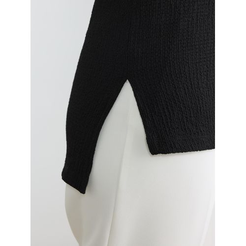 product_image_name-LC Waikiki-Crew Neck Textured Women's Tunic-3