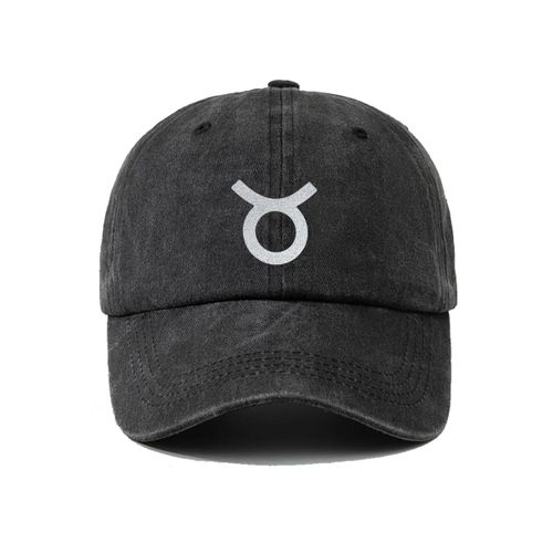 Generic Black Taurus Baseball Cap Silver