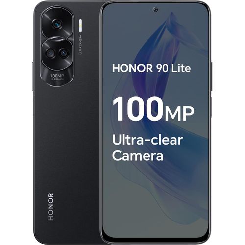 Buy Honor 90 Lite - 6.7-inch 256GB/8GB Dual SIM 5G Mobile Phone - Midnight Black in Egypt