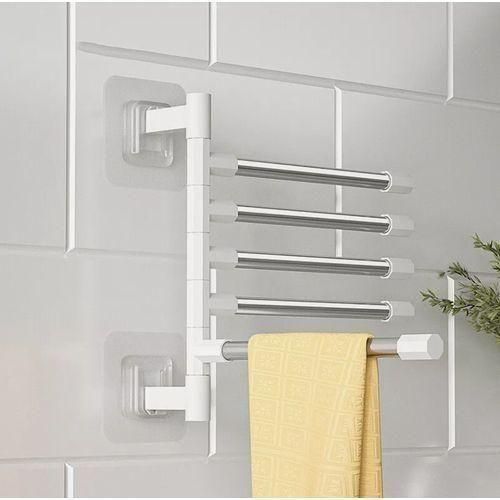 Generic رف مناشف حمام دوار بخمس طبقات - image 6