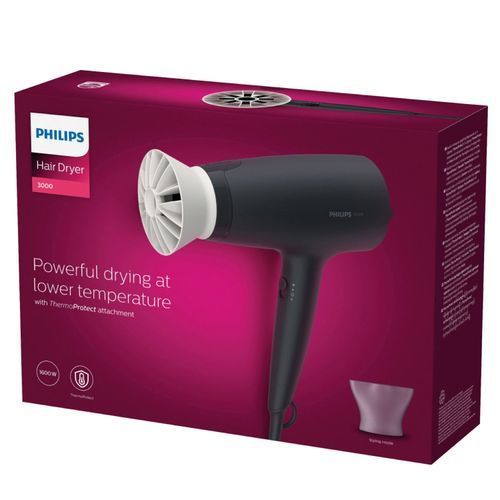 Philips Hair Dryer 3000 Series 1600 Watts ThermoProtect - BHD302/10 @ Best  Price Online | Jumia Egypt