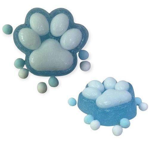 product_image_name-Generic-Squishy Cat Paw Squeeze Toys, Cute Sensory Stress Relieving Fur Ball Soft Squishy Fidget 4 pcs-4