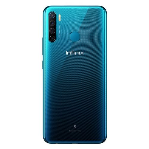 Infinix X652A S5 موبايل 6.6 بوصة - ثنائى الشريحة - 128 جيجا/6 جيجا - Quetzal Cyan