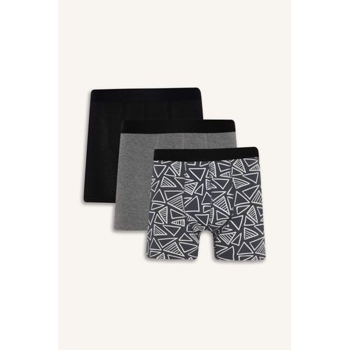 Regular Fit Printed 3 Piece Boxers