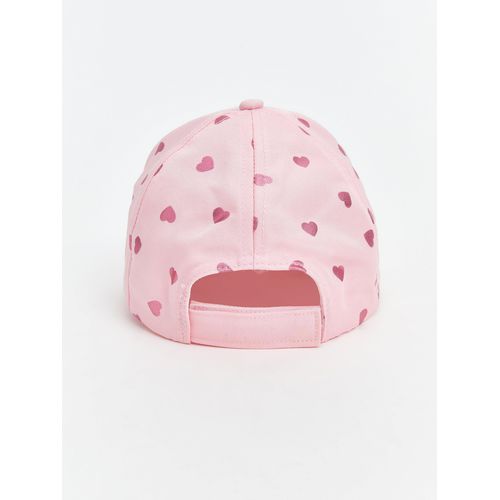 product_image_name-LC Waikiki-Heart Patterned Girl's Baseball Cap-3
