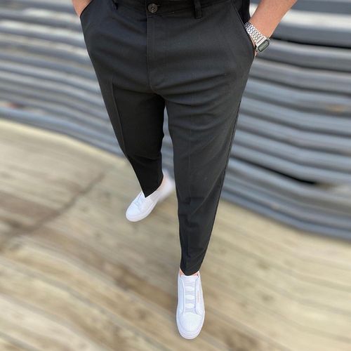 Fashion British Style Business Formal Wear Suit Pant Men Clothing Simple  Slim Fit | Jumia Nigeria