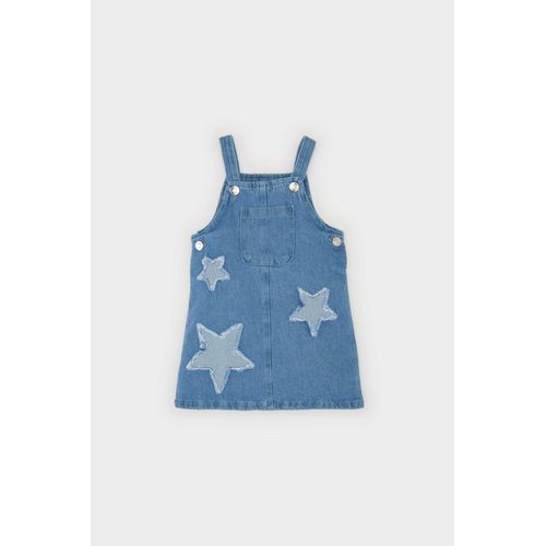 product_image_name-Defacto-Baby Girl Star Embroidered Dress-1