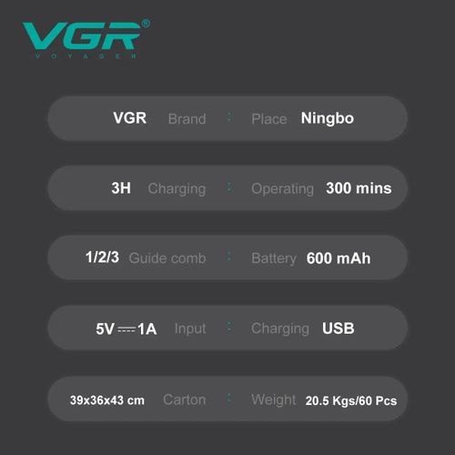 product_image_name-VGR-V-227 ماكينة حلاقة كهربائية احترافية قابلة للشحن-6