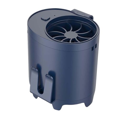 اشتري USB Camping Fan With Detachable Wind Cover Portable Fan For Car Blue في مصر