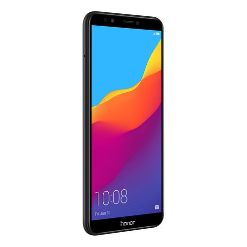 Honor 7C - موبايل 5.99 بوصة - 32 جيجا بايت - ثنائي الشريحة - أسود