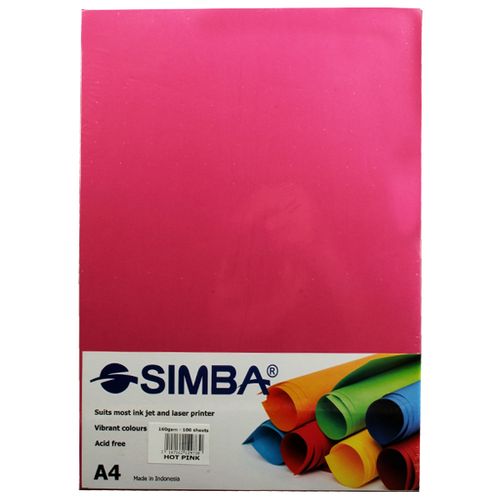 Buy Simba Copy Paper, A4, Color, 160 Gm, 100 Bank Papers in Egypt