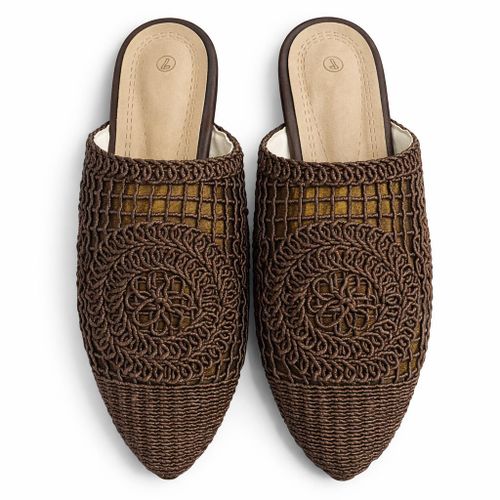 product_image_name-Generic-صابوه حريمي تريكو أنيق مغلق من الأمام - مزود بنعل مريح و شيك يصلح لكل الاوقات -5