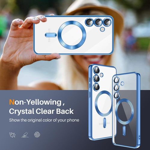 product_image_name-Generic-جراب موبايل ناعم مغناطيسي بحماية كاملة لعدسة الكاميرا متوافق مع الشحن اللاسلكي ماج سيف ومقاوم للصدمات من البولي يوريثين الحراري (أزرق، سامسونج جالاكسي A16 شبكة الجيل الرابع والخامس 4G 5G) من جرابيست-4