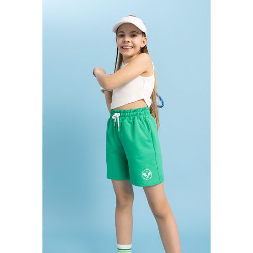 product_image_name-Defacto-Girl Relax Fit Short - Green-1