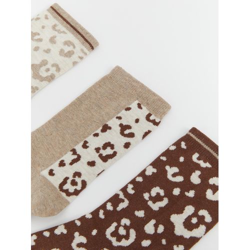 product_image_name-LC Waikiki-جوارب نسائية للكاحل بنقشات، مجموعة من 5 أزواج-2