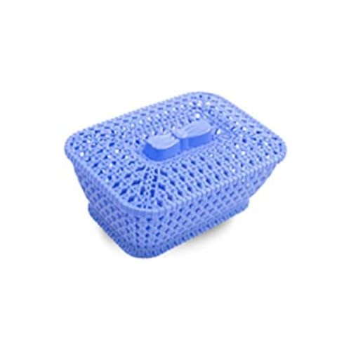 اشتري Momentum Plastic Storage Box With Lid Medium Size - Blue في مصر