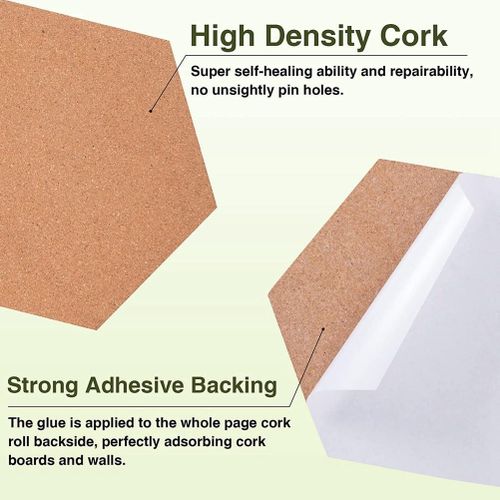  Self Adhesive Cork Wall Tiles