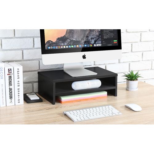Modern Home Computer Monitor Stand,TV Shelf 60 Cm ,Save Space Black