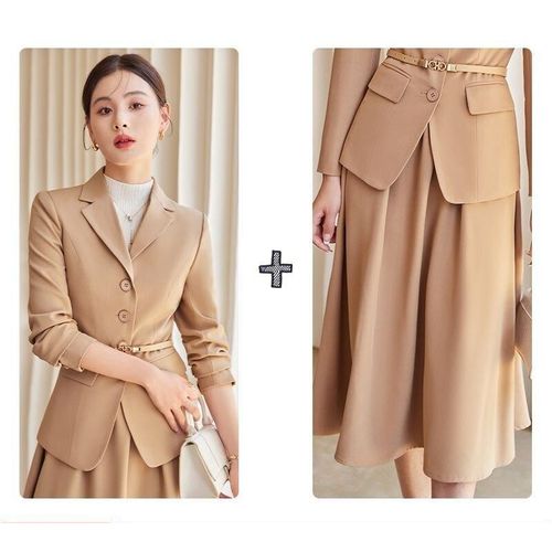 Fashion Elegant Long Sleeve Slim B et Office Ladies Commuting 2 Piece Set Formal Skirt Suits Women Best Price Online Jumia Egypt