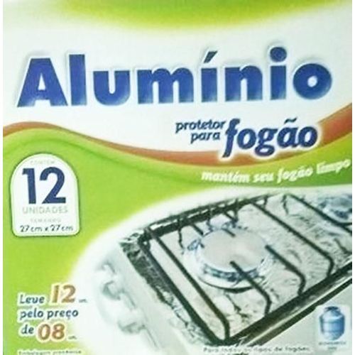 product_image_name-Generic-حماية فرن الألومنيوم القابل للتصرف شكل مربع - 12 قطعة-3