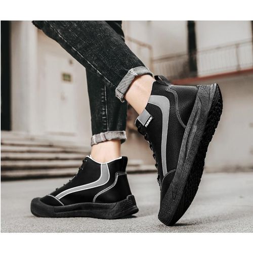 Buy Fashion casual sports men's shoes black in Egypt