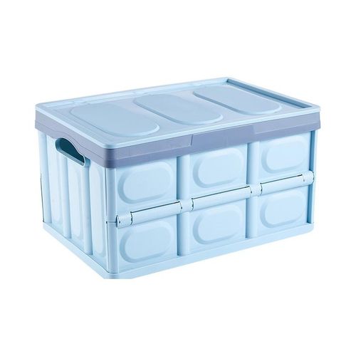 30L Plastic Foldable Storage Box Space Saving Box Portable Storage