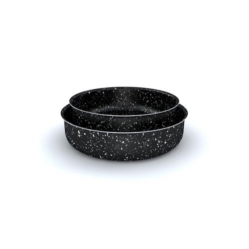 product_image_name-Generic-LAPIS Granite Oven Trays Set Black size 24 - 28 cm-2