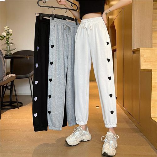 Casual Women Suit Pants 2023 Summer Fashion High Waist Black Harem Pants  Female Korean Style Pocket Thin Nine Point capris, Beyondshoping