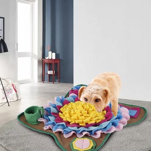 Pet Dog Snuffle Mat Nose Smell Training Sniffing Pad Dog Puzzle