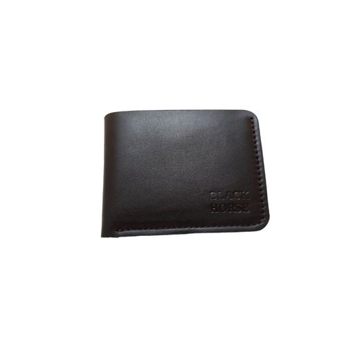 Buy Black Horse Natural Leather Wallet, 10 Black Horse Wallets Black in Egypt