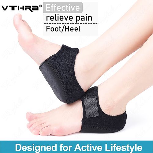 Buy Gel Silicone Heel Cups/Pads - 1 Pair Heel Lifts for Achilles Tendonitis,  Shoe Wedge Inserts for Plantar Fasciitis, Sore Heel, Bone Spur, Foot Pain  Relief Support, Comfort Cushion Insoles for Women/Men