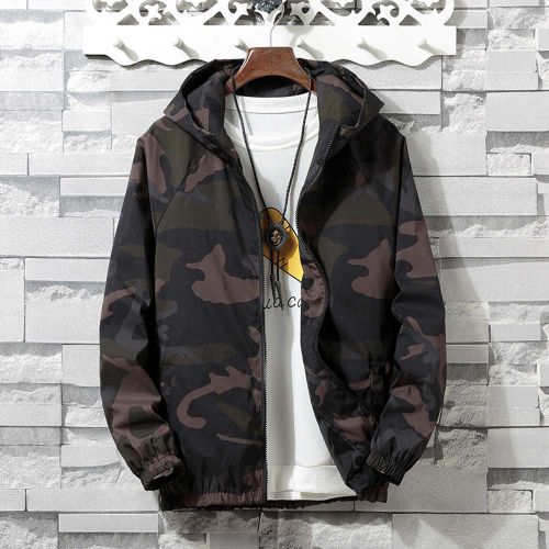 Generic Mens Autumn Winter Zip Camouflage Long Sleeve Pocket Sport Hoodies  Jacket GN/L @ Best Price Online | Jumia Egypt