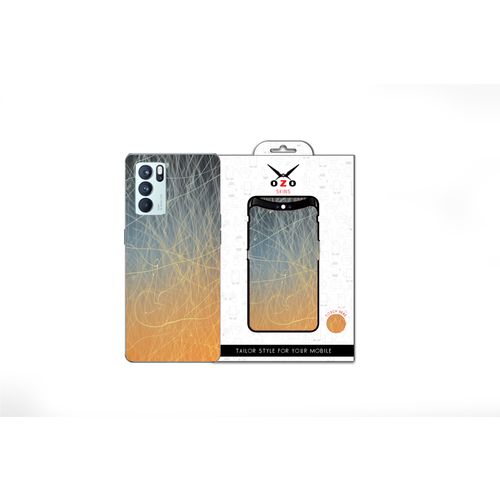 product_image_name-OZO Skins-Grey Orange Gradient Sticker For Oppo Reno 6-1