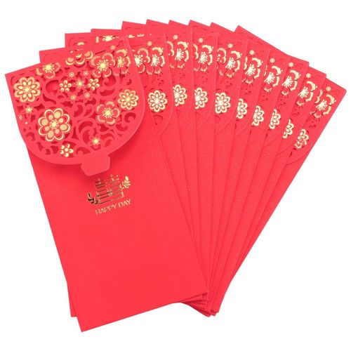 915 Generation 10PCS Red Envelopes Lucky Money Envelopes Wedding