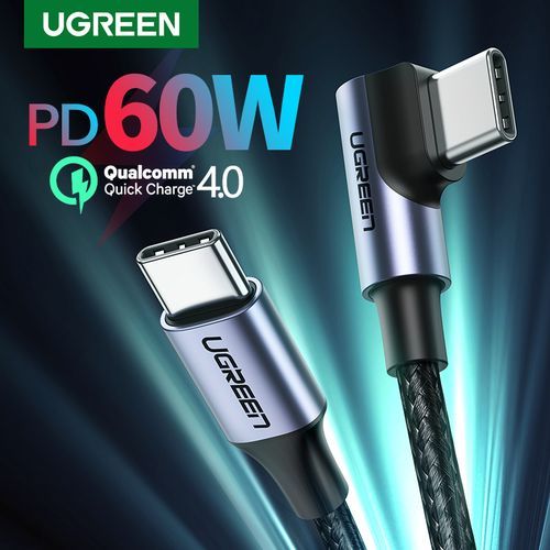 UGREEN 60W Right Angle USB C Cable