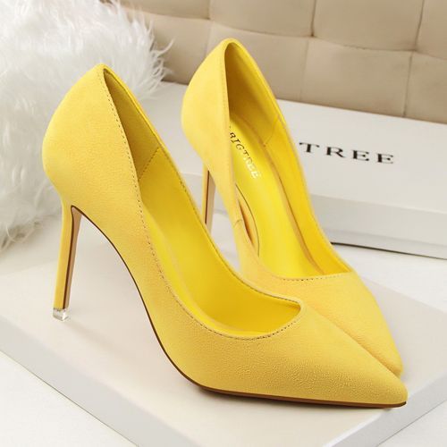 Heels & Wedges - Yellow - women - 157 products | FASHIOLA INDIA